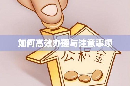 文水如何高效办理与注意事项